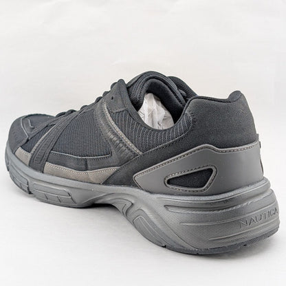 Nautica Decatur KM1621 Mens Size 12 Black Lifestyle Sneakers Shoes Ortholite Soc Nautica