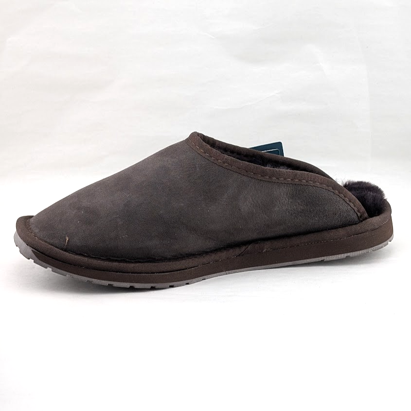 Emu Australia Men's Platinum Esperance Chocolate Slippers Men's Sz 9 / Wo's Sz10 EMU Australia