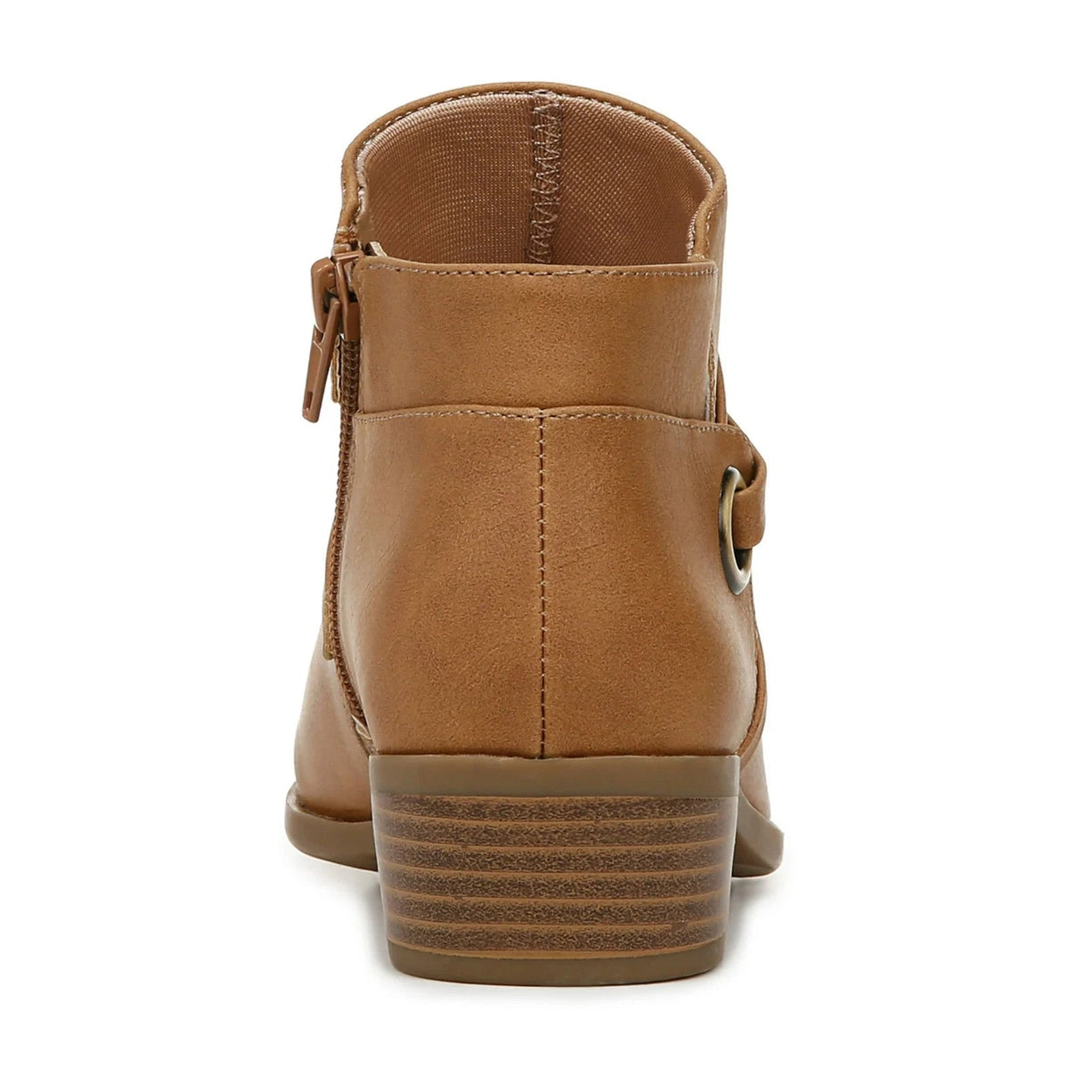LifeStride Women's Amara Tan Bootie Multiple Sizes in Wide and Medium Flex Sole LifeStride