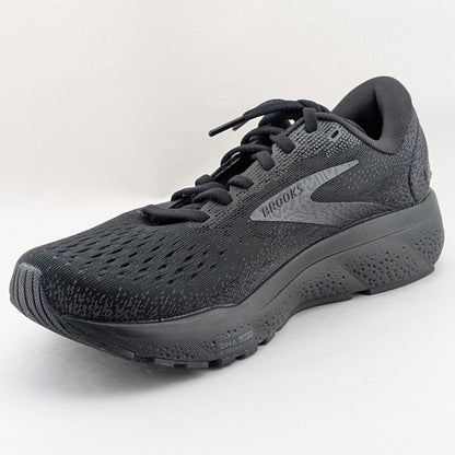 Brooks Womens Size 7 / Kids 5.5Y Black Ghost 16 Athletic Run Walk Sneakers Shoes Brooks
