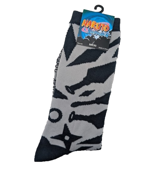 Ripple Junction 2 Pair Naruto Shippuden Adult Anime All Over Print Crew Socks Ripple Junction