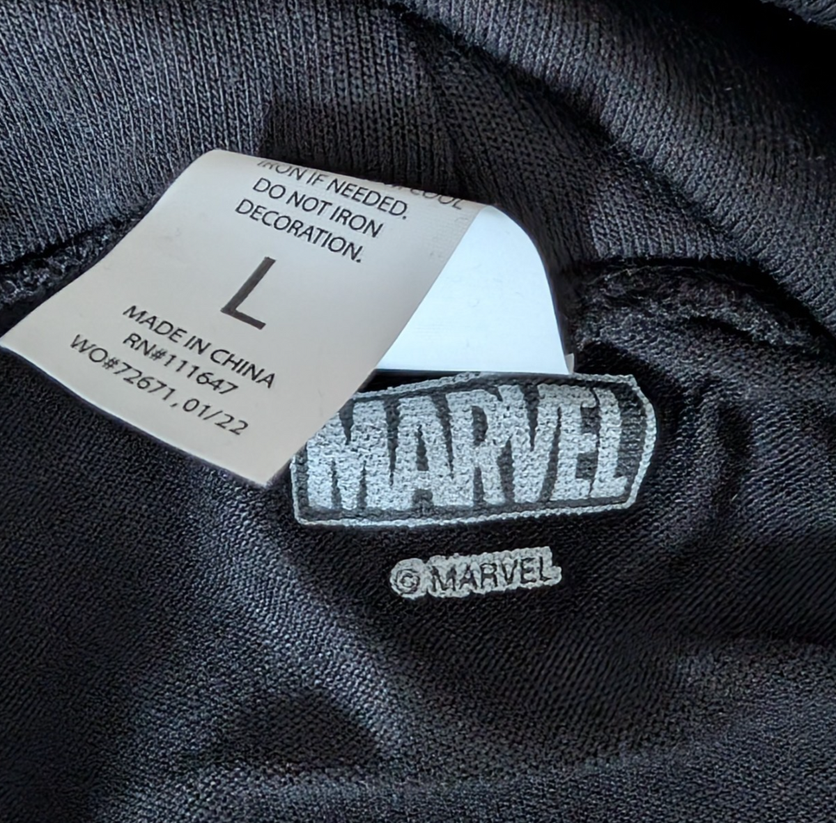 Marvel Spider-Man: No Way Home Wos Large Cowl Neck LS Knit Top Marvel