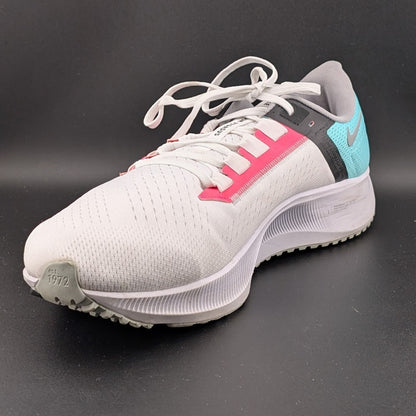 Nike Air Zoom Pegasus 38~Mens Size 13~White Wolf Grey Hyper Pink~Customer Return Nike