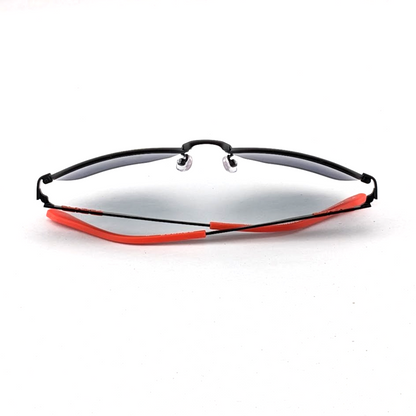 Spyder Men's Sunglasses Graphite Metal Grey Lens Full Rim Oval Frame SP6027 001 Spyder