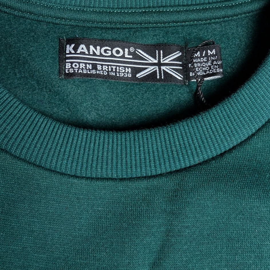 Kangol Men's Color Block Crewneck Pullover Sweatshirt ~Red, White, Black~ Small Kangol