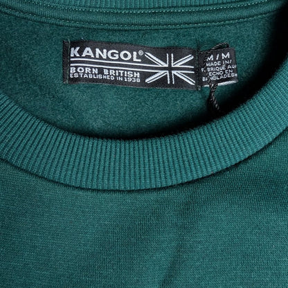 Kangol Men's Color Block Crewneck Pullover Sweatshirt ~Red, White, Black~ Small Kangol
