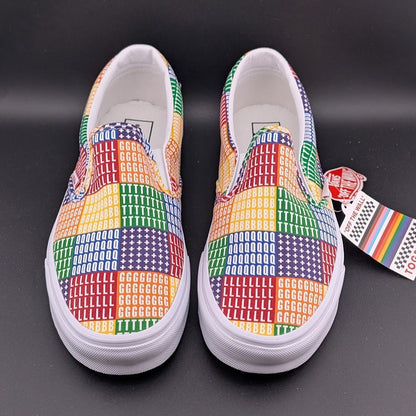 Vans Classic Slip On LGBTQ+ Pride Unisex Classic Slip-On Sneakers VN0A33TB3WJ VANS