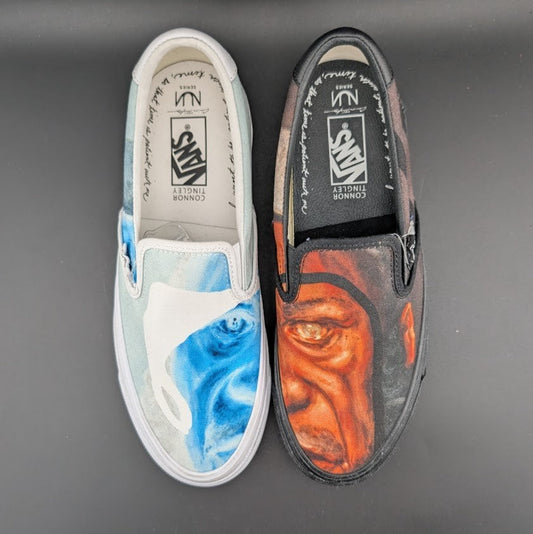 Vans Negative Reflection Sneakers by Connor Tingley~Sz M 6.5/W 8 (Sample~1 of 1) VANS
