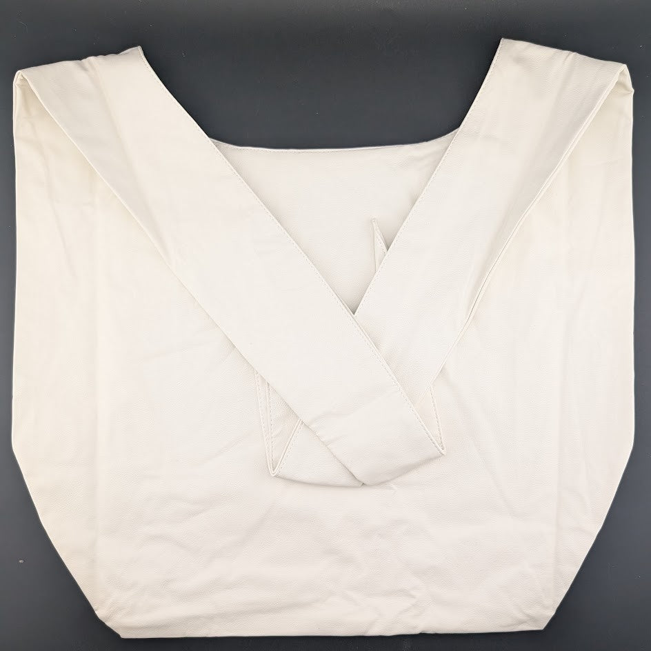 Brand New OffGod Real Soft PU Leather Tote Bag~Off White Bandage Boy Unisex OffGod