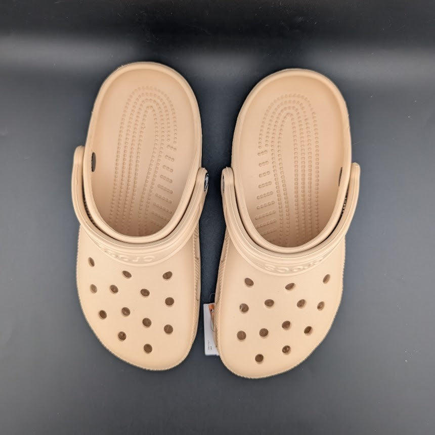NWT/B, Crocs, Solid Shitake Tan~Unisex Big Kids-Size J6 Also Fits Women's 7.5 Crocs
