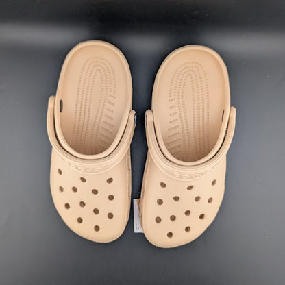 NWT/B, Crocs, Solid Shitake Tan~Unisex Big Kids-Size J6 Also Fits Women's 7.5 Crocs