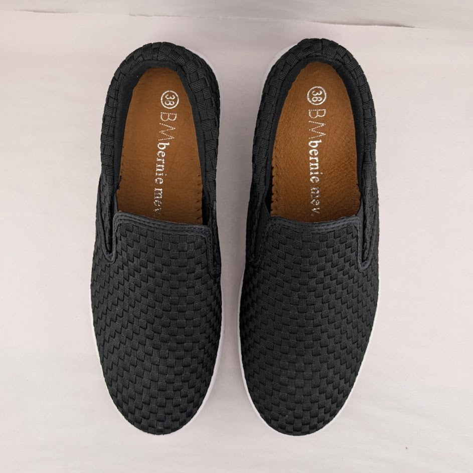 Bernie Mev TW98 Green Leather Twin Gore Slip-Ons  Size EU 37, 39 (US 6.5-7, 8.5) Bernie Mev