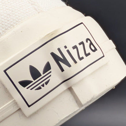 adidas Men's Size 8 / Wo's 9 Nizza RF Canvas Shoes Triple White  EF1883 adidas