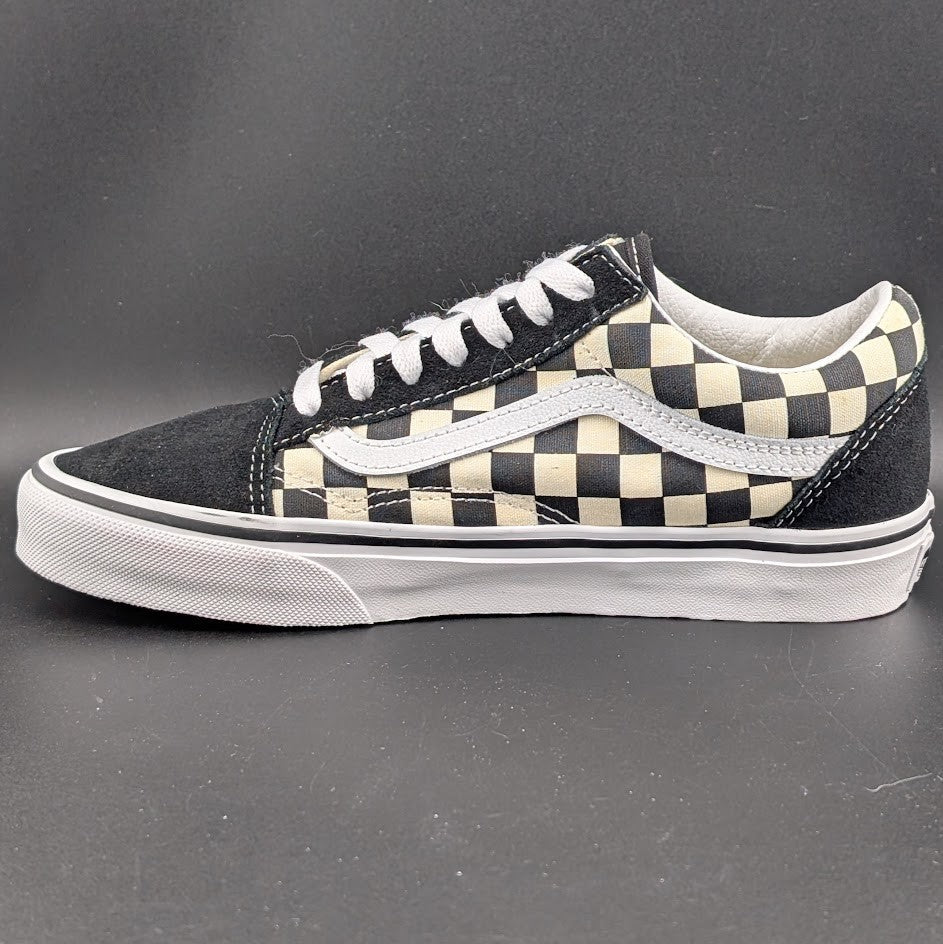 VANS Old Skool Primary Check Unisex Size M6.0 W7.5 Skate Shoe NWB VANS