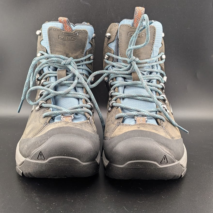 Keen Women's Size 8-Revel IV Mid Polar W Leather Hiking Boot-Grey/Slate 1023629 Keen