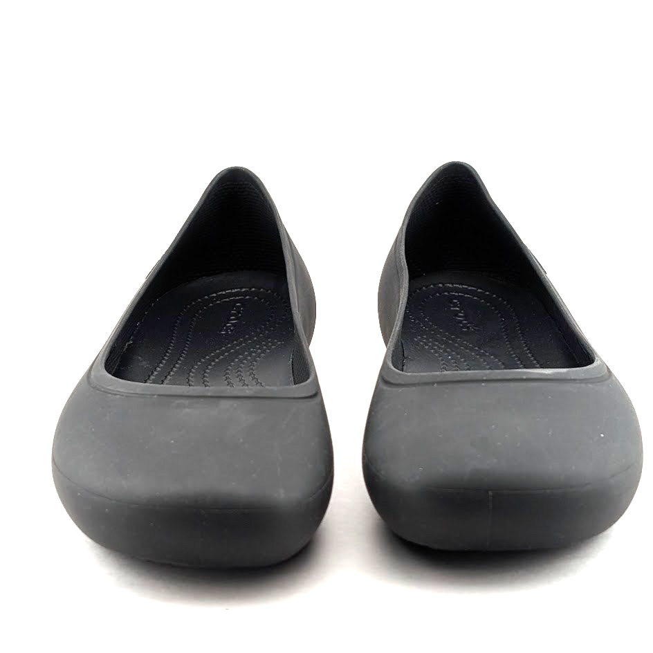 Crocs Women's Brooklyn Ballet Flats Black Sz 9 New Crocs