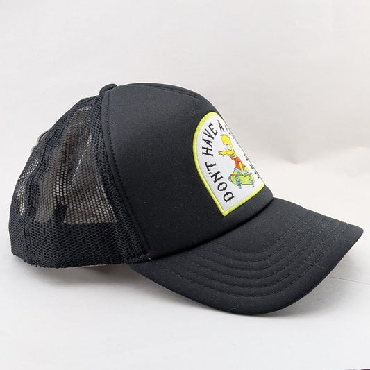 Bart Simpson ‘Don’t Have A Cow Man’ Baseball Cap SnapBack NWT Mad Engine 20th TV Mad Engine
