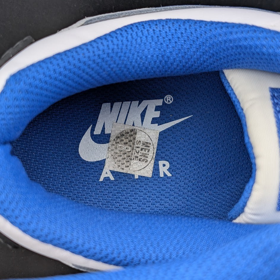 Men's Size 8 Air Max 90 Leather White / Game Royal-Photon Dust FN6843-100 Nike