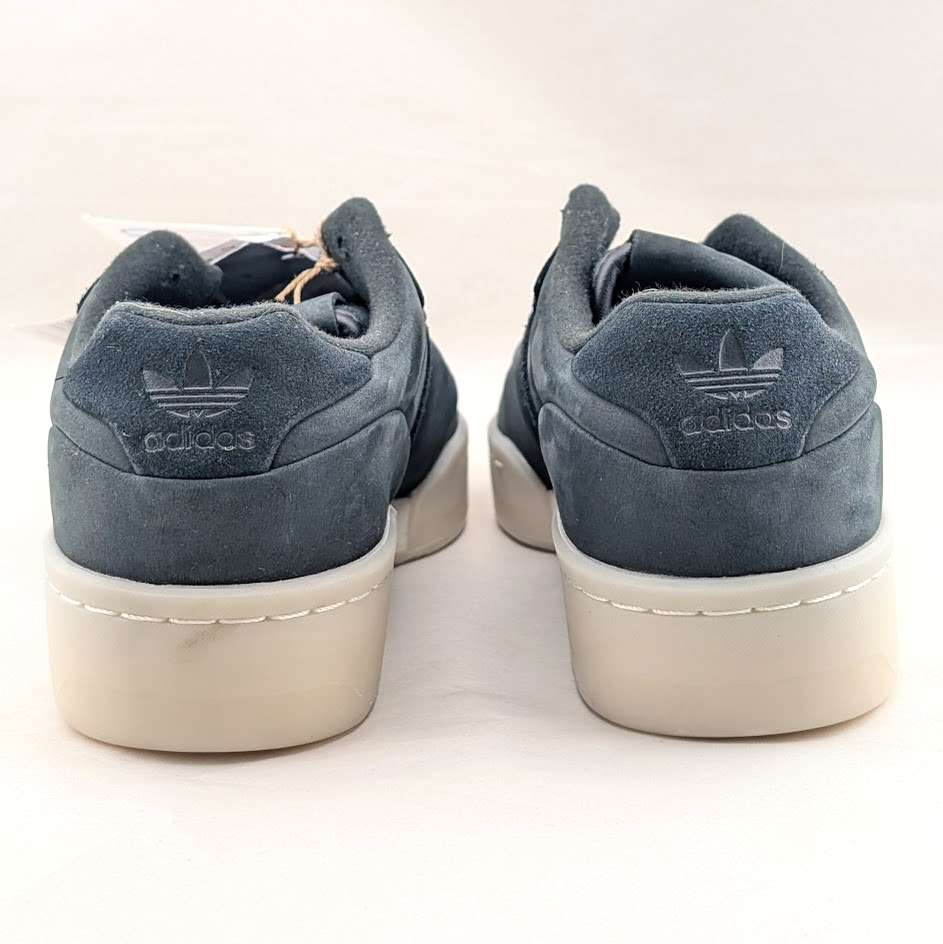 adidas Rivalry Lux Low LaceUp~Womens Sz 7 Black Nubuck Basketball Sneakers Shoes adidas