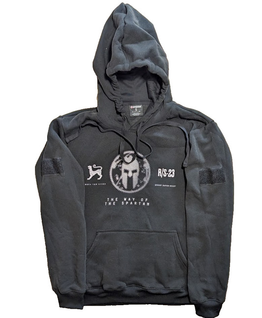 Spartan Race Super Beast Hoodie Sweatshirt | Black R/S-23 | Size S, M, L, XL Spartan