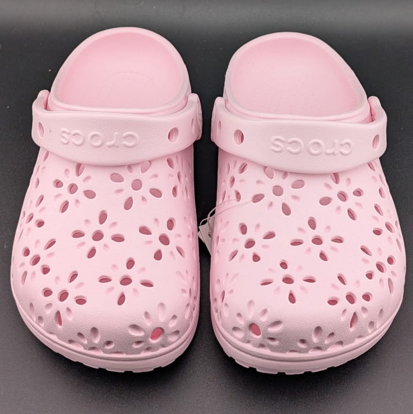 Crocs Big Kids 2Y Unisex Classic Floral Cut-Out Clogs NWB Crocs