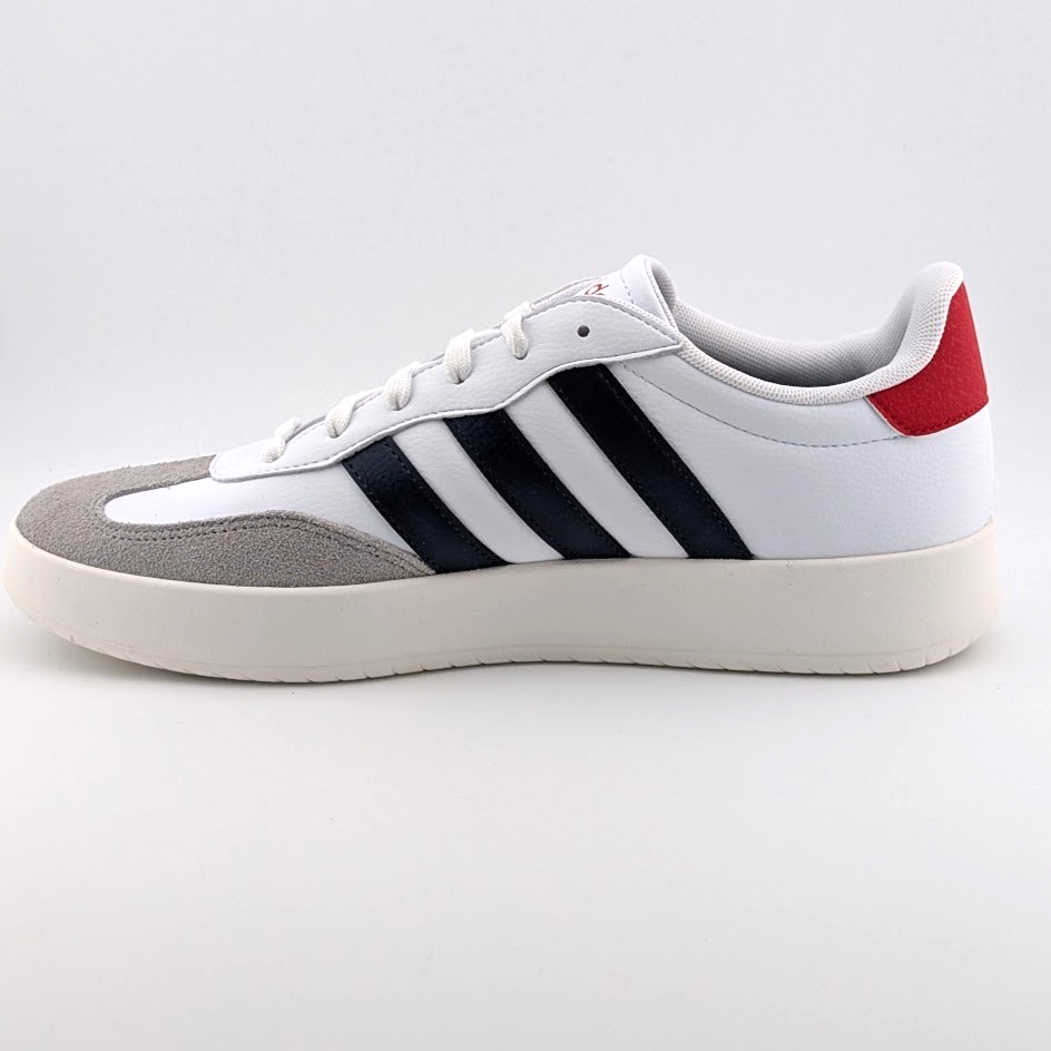 Men's adidas Barreda Size 10.5 - White Shadow Navy Scarlet adidas