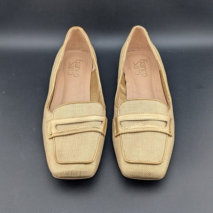 Franco Sarto Size 8 Tesica Metallic Penny Loafer w/ Square Toe Franco Sarto