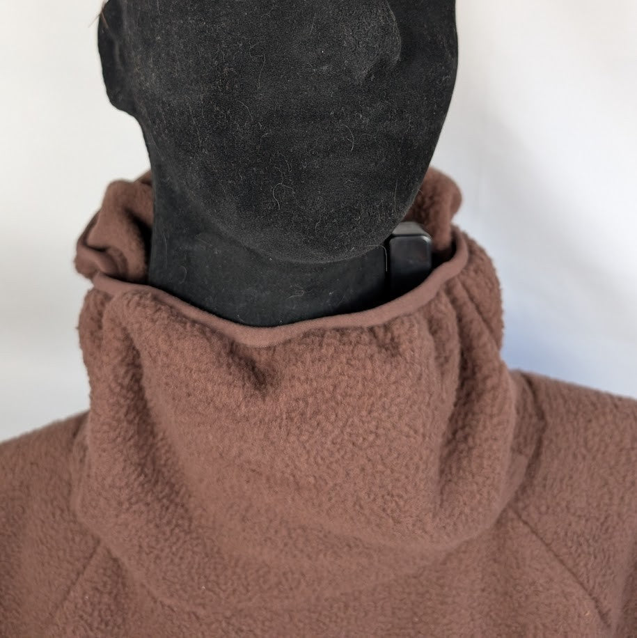 EPTM Men's Brown Polar Hoodie (No Zipper) EPTM.