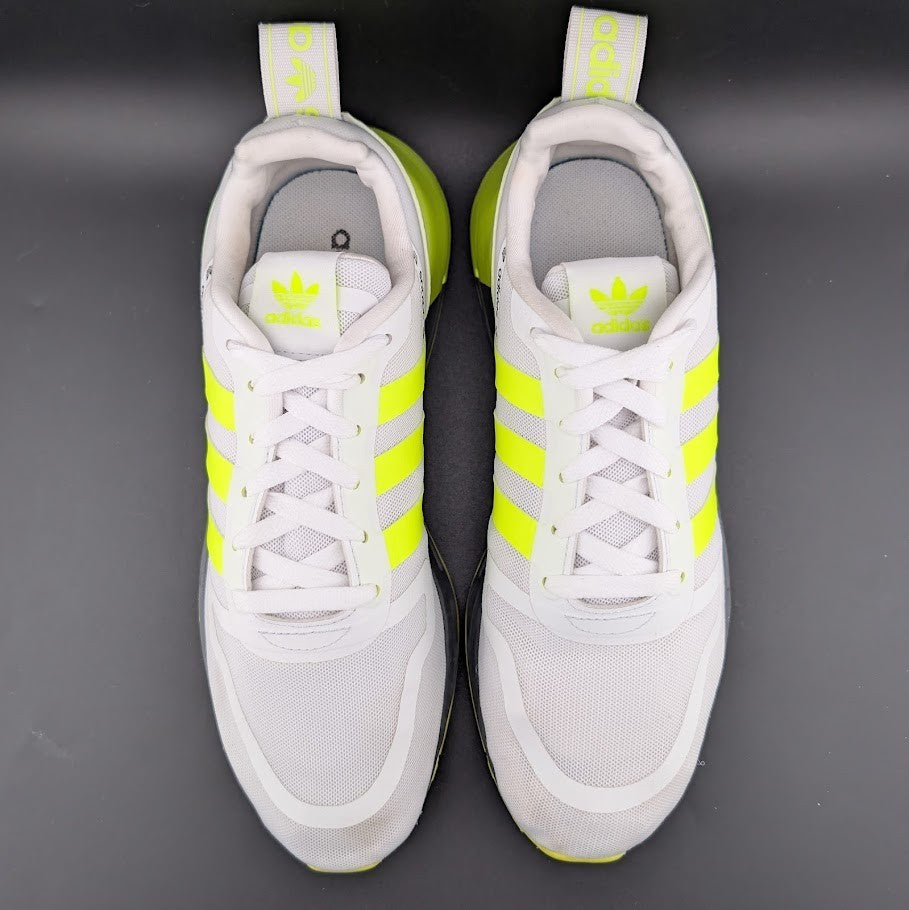 Men's adidas Size 9 Original Multix Athletic Shoe White /Yellow GZ3525 adidas