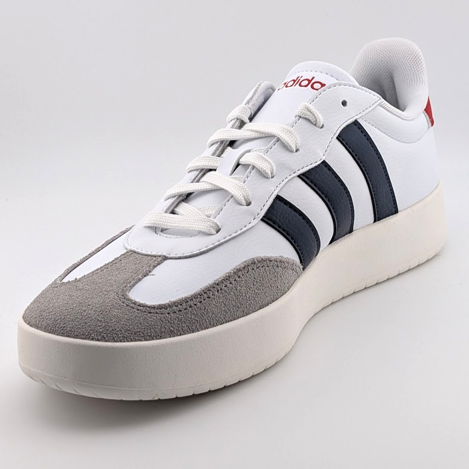 Men's adidas Barreda Size 10.5 - White Shadow Navy Scarlet adidas