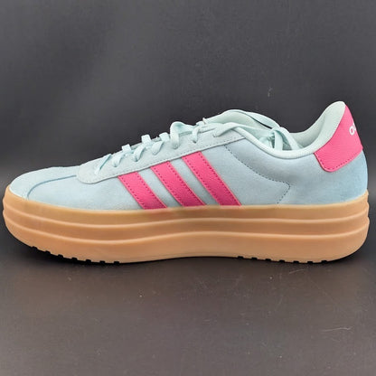 adidas Women's Size 10 'VL Court Bold' Sneaker Style JP7628 FRESH Halo Mint/Pink adidas