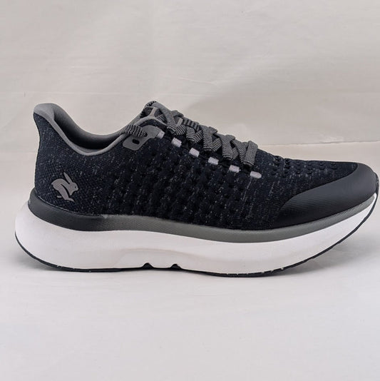 rabbit ~ Dream Chaser ~ Womens Size 9.5 Black Running Shoes Performance Knit NIB rabbit