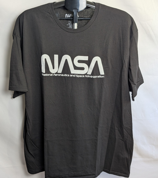 NASA Black T-Shirt Mens Size 2XL 100% Cotton Unbranded