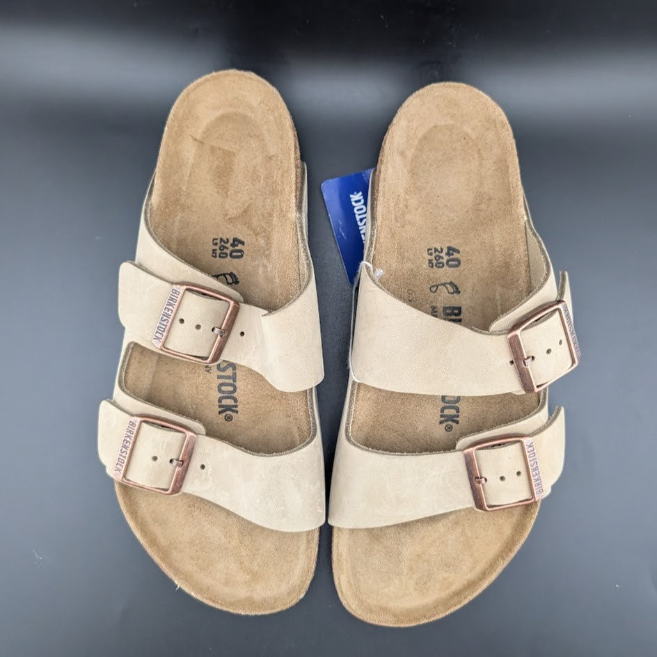NIB Birkenstock Women's 8, 9, or 10 (EU 39, 40, or 41)  Arizona BS Tobacco Brown Birkenstock