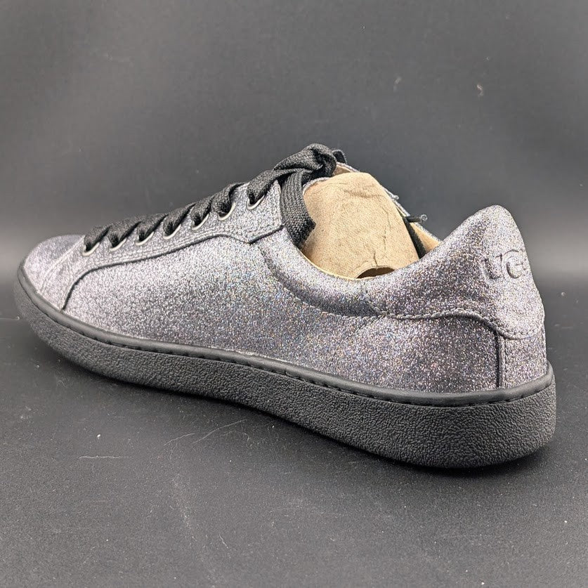 UGG Milo Glitter Sneakers Women’s Size 7 Gunmetal Gray Black Low Top UGG