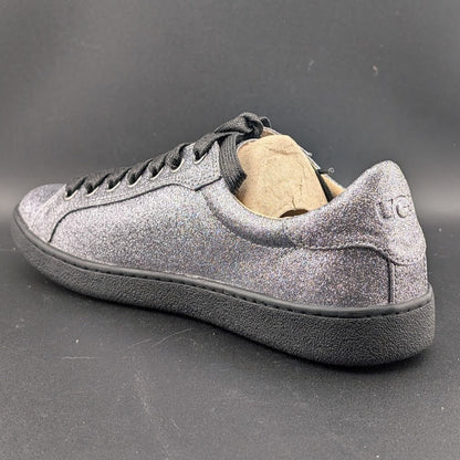 UGG Milo Glitter Sneakers Women’s Size 7 Gunmetal Gray Black Low Top UGG