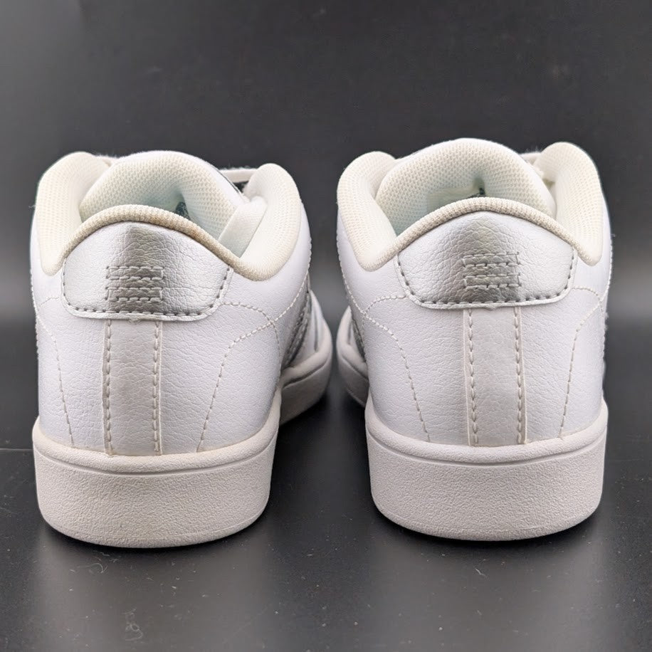 Converse All Star Court OX | Sneaker | Leather | White/Silver | 2 Big Kid Converse