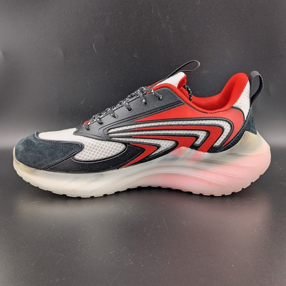 Mazino Krypton Casual Sneakers in Size 9 Superlight Air Soles Blk/Red SC3269 Mazino Krypton