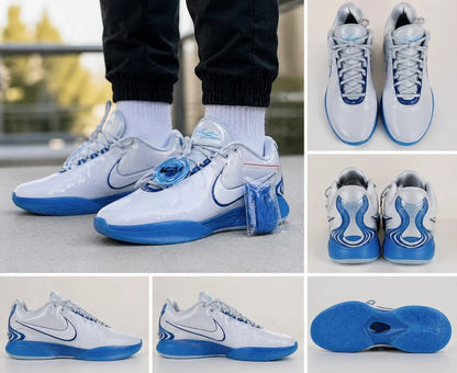 Nike Sz 10 LeBron 21 Standard~Light Armory Blue~FQ4052-400 Indoor Court Release Nike