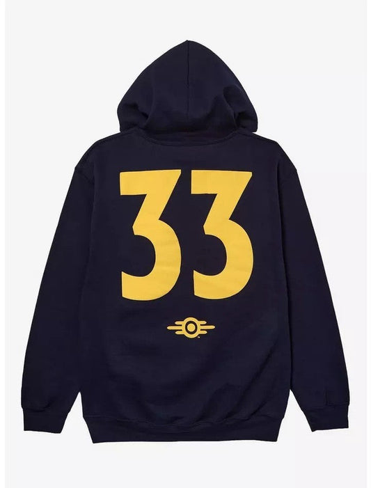 Ripple Junction~Amazon TV Show "FALLOUT" Hoodie Unisex Size 2XL ~ Vault-Tec 33 Ripple Junction