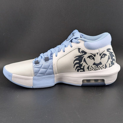Nike LeBron Witness 8 Shoes Mens Size 8.5 White/Lt. Blue  -*Runs Small Nike