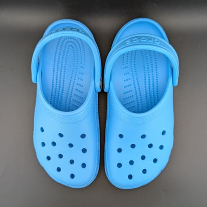 Crocs Big Kids' 6Y Classic Clogs Slip-On Elite Blue Comfort Shoes Fits Wos 7.5 Crocs