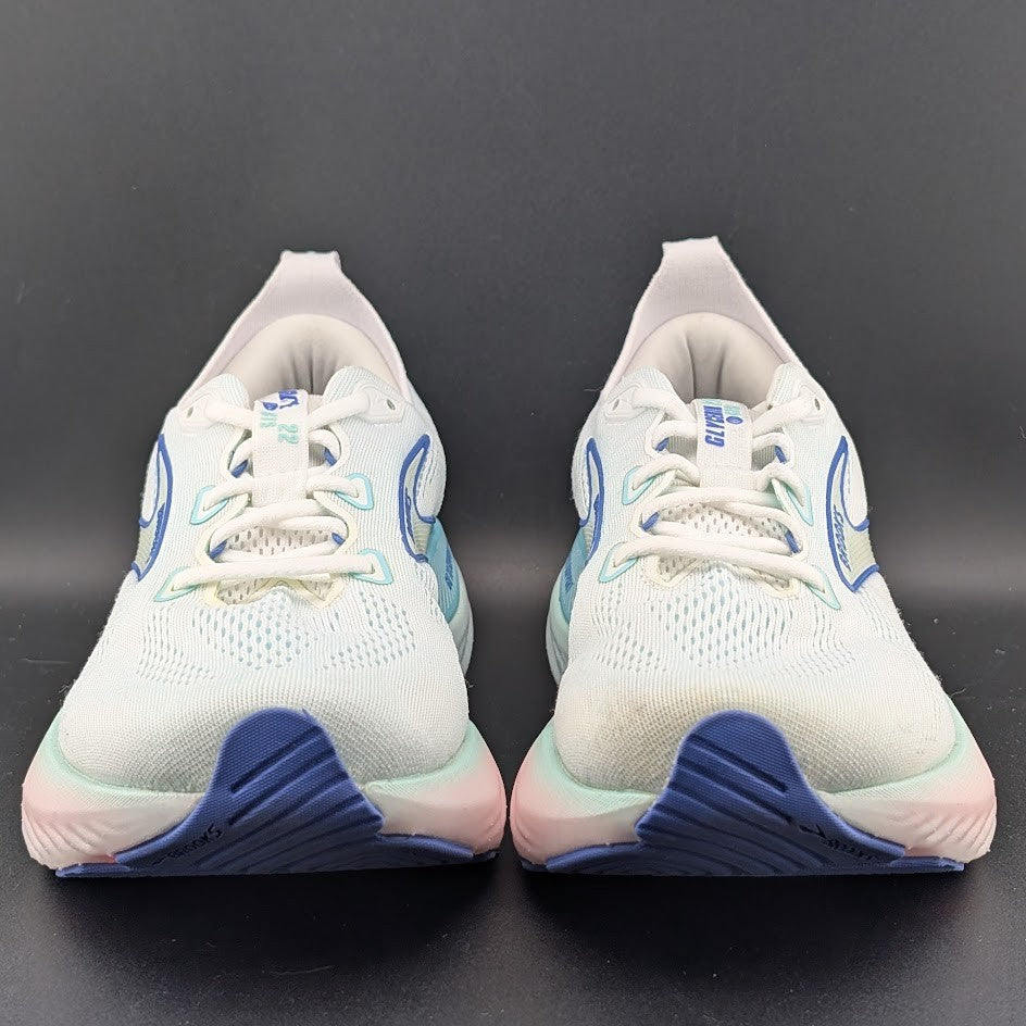 Brooks Women's 10.5 Glycerin GTS 22 Athletic Sneaker White/Limpet/Amparo $175.00 Brooks