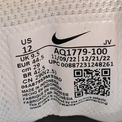 Nike Ebernon Low Triple White Sneakers Women’s Size 12 Nike