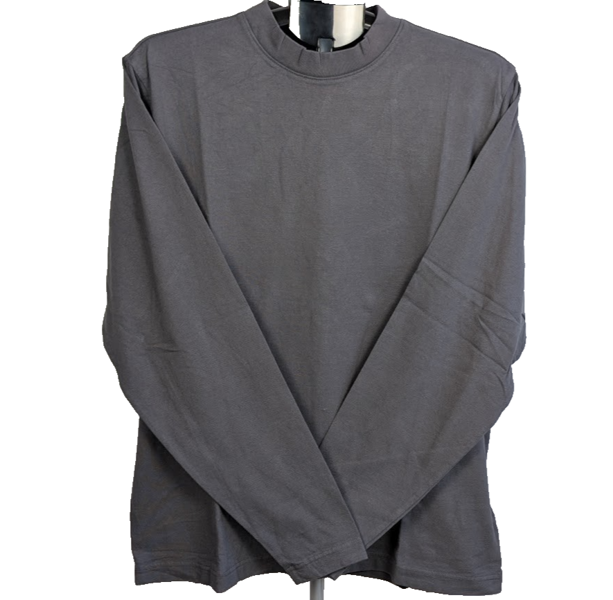 Gap X Yeezy YZY Engineered By Balenciaga Gray Rare Long-Sleeve Logo Tee S or XL Gap