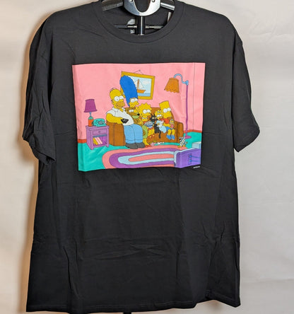 Meet the Simpsons Size XXL 100% Cotton SS T-Shirt Black NWOT 20th Television