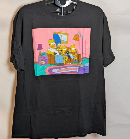 Meet the Simpsons Size XXL 100% Cotton SS T-Shirt Black NWOT 20th Television