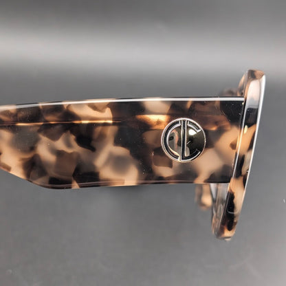 Carolina Lemke Berlin Designer Oversized Square "Kanella" Sunglasses Tortoise Carolina Lemke