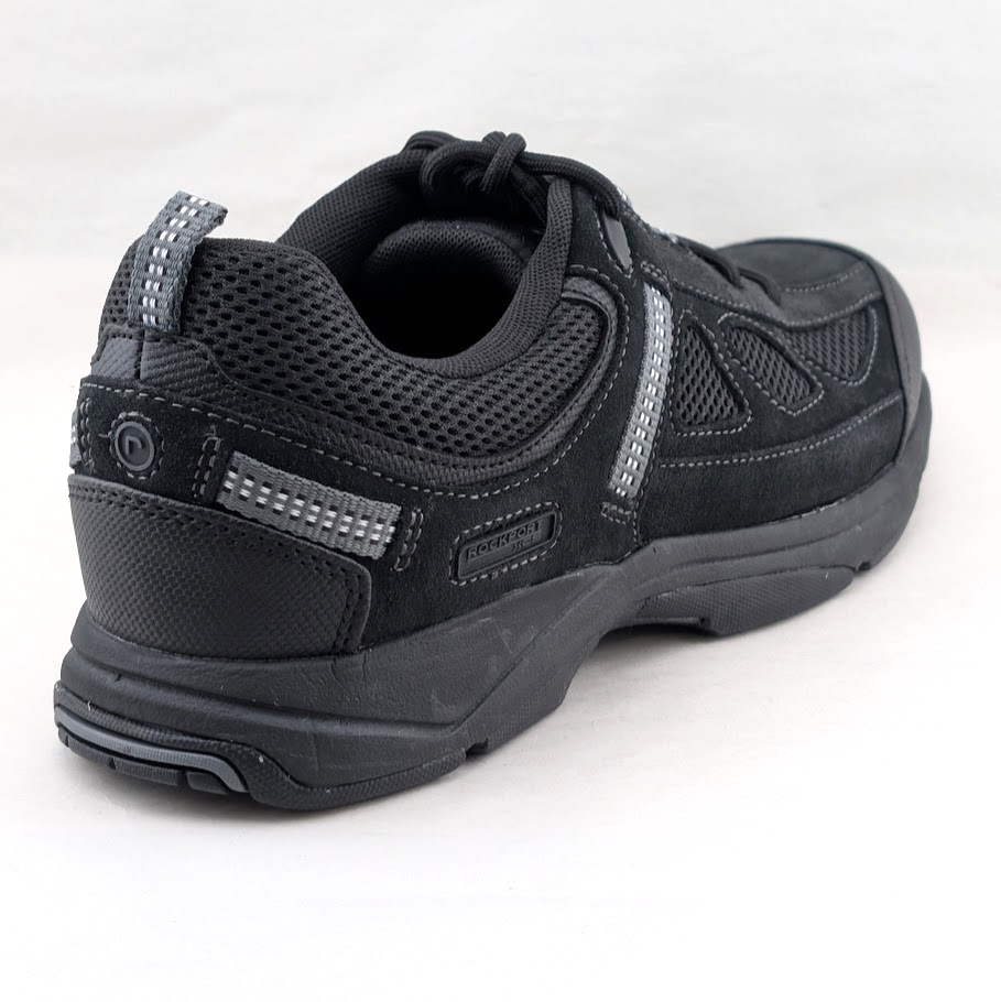 Rockport Sz 8 ~ Rock Cove K71553 Mens Black Suede Lifestyle Sneakers Shoes Rockport