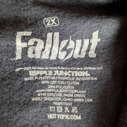 Ripple Junction~Amazon TV Show "FALLOUT" Hoodie Unisex Size 2XL ~ Vault-Tec 33 Ripple Junction